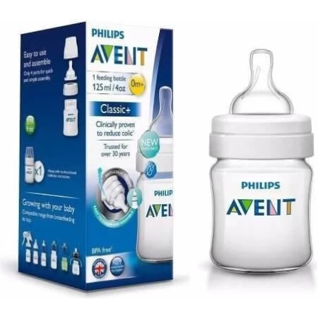Mamadera Avent Classic+ 125ml