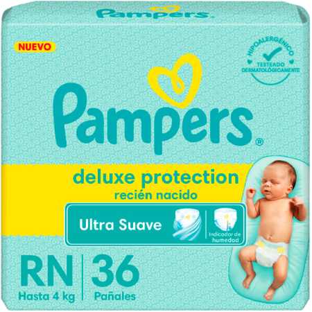 Pampers Deluxe Protection RN x 36 (hasta 4kg)