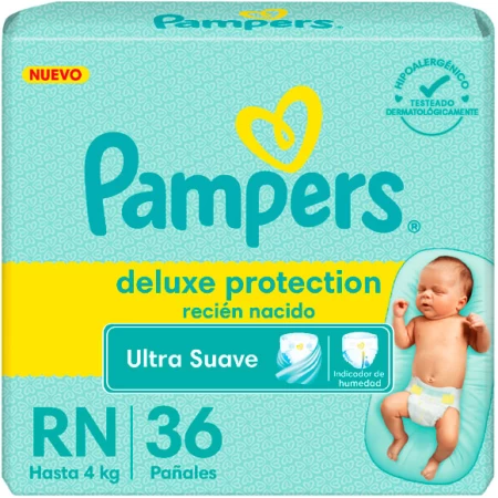 Pampers Deluxe Protection RN x 36 (hasta 4kg)
