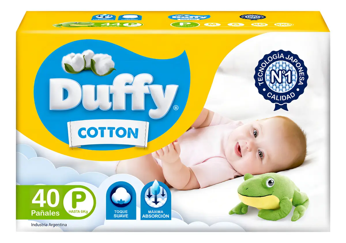 Duffy Cotton Talle P 40 unidades