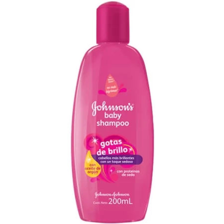 Shampoo J&J gotas de brillo x 200 ml