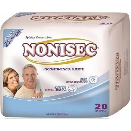 Nonisec apósito de incontinencia fuerte x 20u