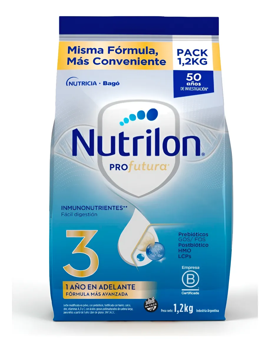 Nutrilon Profutura 3 – Pouch 1,2 KG (12 a 2 años)