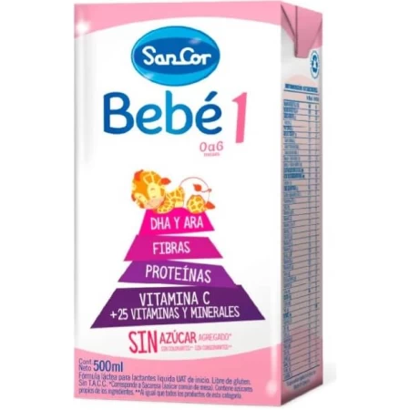 Sancor Bebé 1 - Brick x 500 Ml