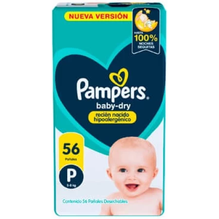 Pampers Baby Dry Hiper Pack Px56