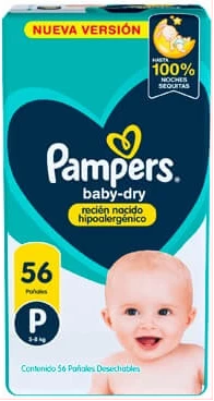 Pampers Baby Dry Hiper Pack Px56