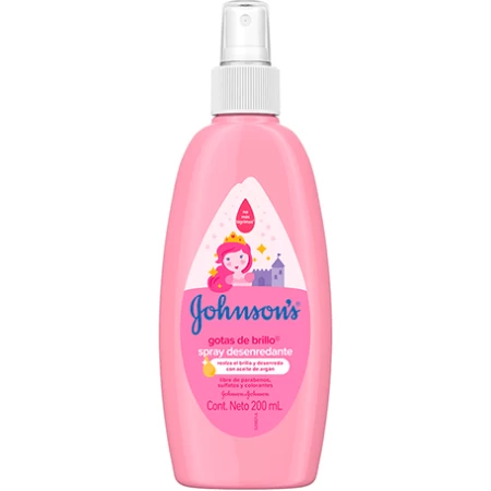 Spray Desenredante Gotas de Brillo J&J x200 ml
