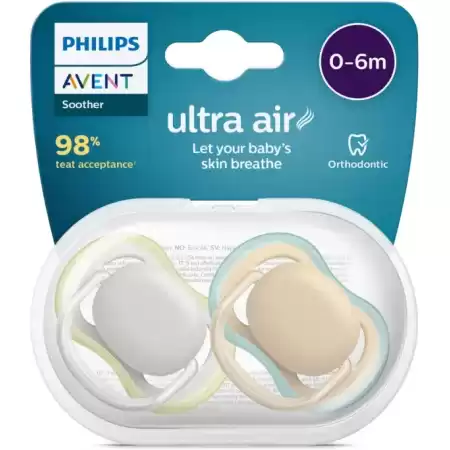 Chupete Philips Avent Ultra Air 0-6M x2