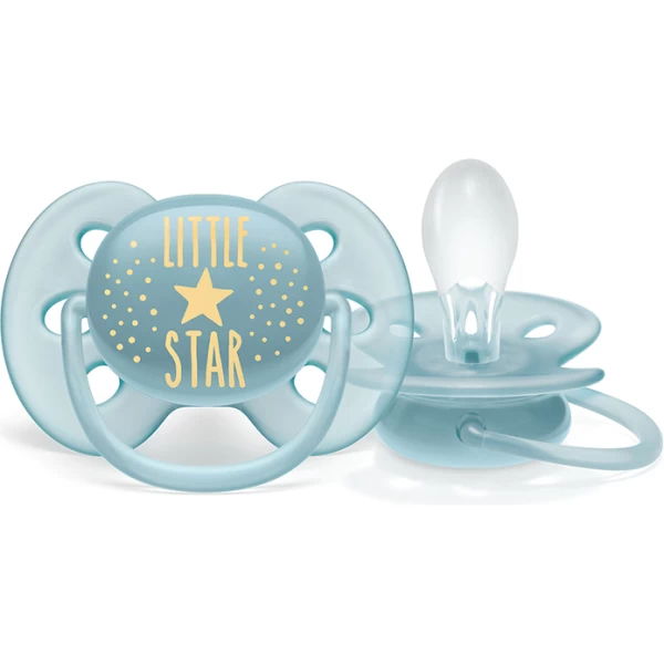 Chupete Ultra Soft Philips Avent Gris 6-18 Meses (x 1 unidad) - Imagen 3