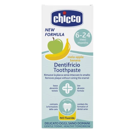 Pasta Dental Chicco De 6 a 24 Meses ( Banana- Manzana)