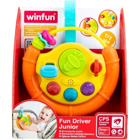Volante Junior Con Luz y Sonido Winfun