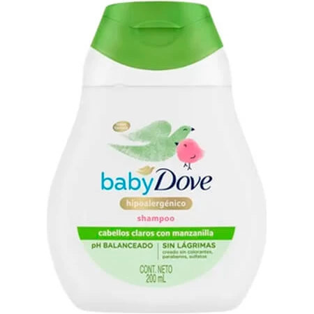 Shampoo Dove Baby- Cabellos claros con manzanilla