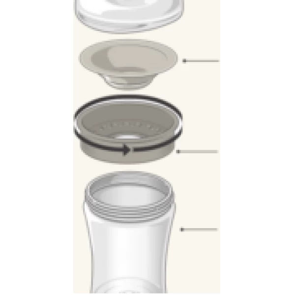 Vaso NUK Magic Cup Con Borde 230ml 360° - Imagen 2