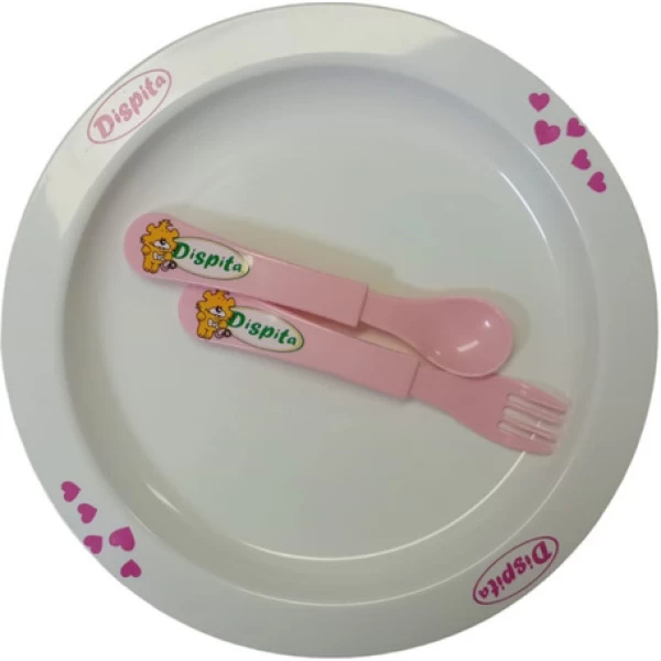 Plato Decorado Antideslizante- Dispita