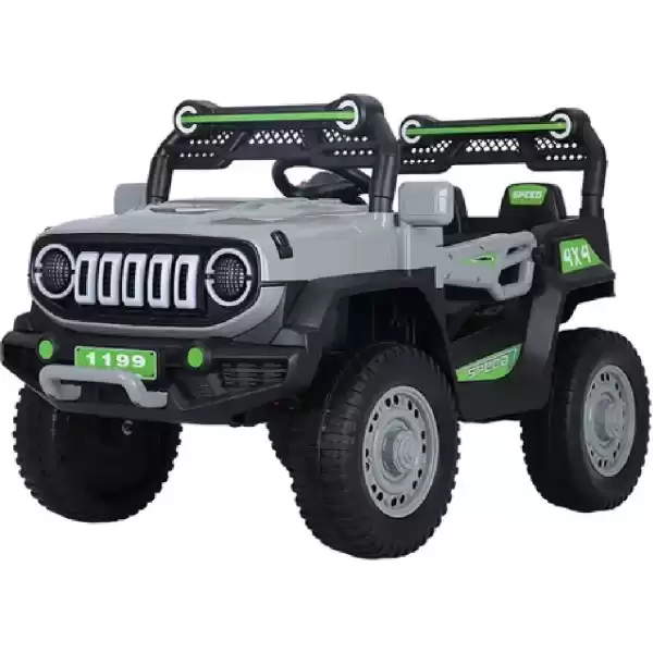 Jeep a Bateria Deportivo 12V Control, Luces, Usb, Cinturón