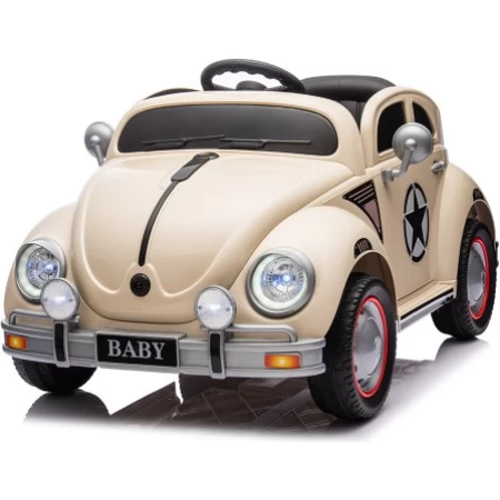 Auto Escarabajo 12v Control, Usb, Asiento Plástico
