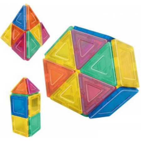 Bloques Magnéticos De Colores Grandes 30 Piezas