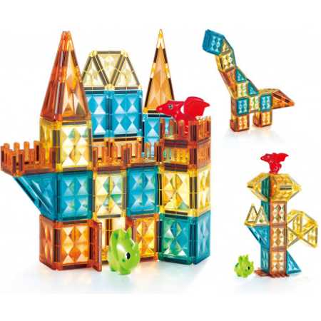 Bloques Magneticos De Colores 68Piezas