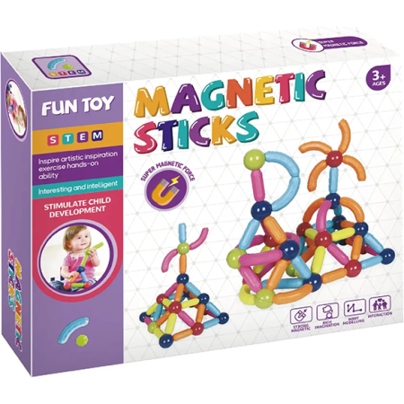 Palitos Magneticos 84 Piezas
