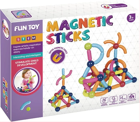 Palitos Magneticos 84 Piezas