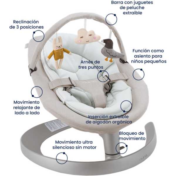 Silla Mecedora Leaf Grow Nuna - Imagen 7