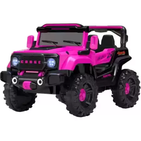 Auto Jeep A Bateria 12v Control, Luces y Música, Usb