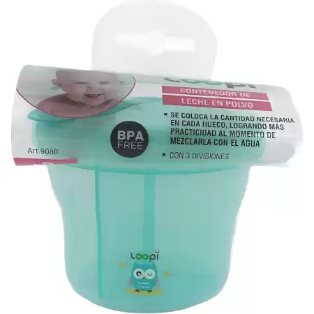 Dosificador De Leche En Polvo Dispenser Contenedor Loopi