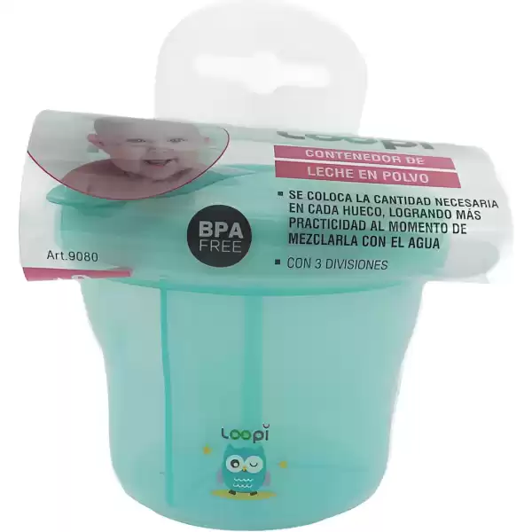 Dosificador De Leche En Polvo Dispenser Contenedor Loopi