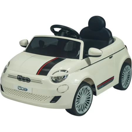 Auto a Batería Fiat 500 12V Control, Usb, Luces y Música