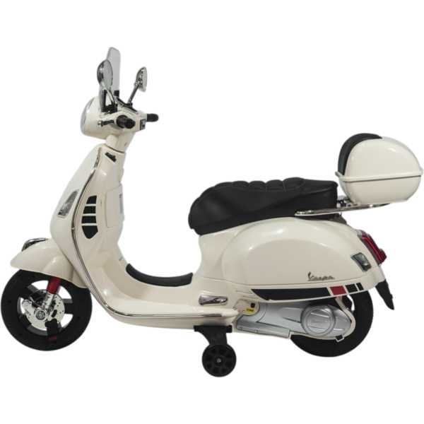 Moto a Batería Vespa Asiento de Cuero, Usb, Luces y Musica - Imagen 3