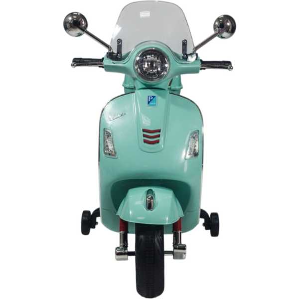 Moto a Batería Vespa Asiento de Cuero, Usb, Luces y Musica - Imagen 6