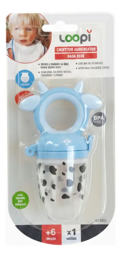 Chupete Alimentador de silicona Loopi +6 meses