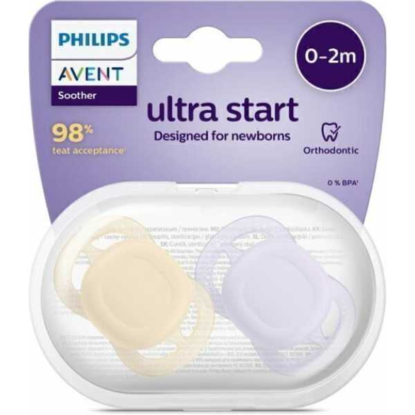 Avent Chupete Ultra Start Deco 0-2 Meses X 2 - Imagen 3