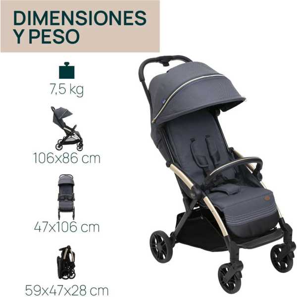 Coche Goody Xplus Ultraliviano Chicco - Imagen 3
