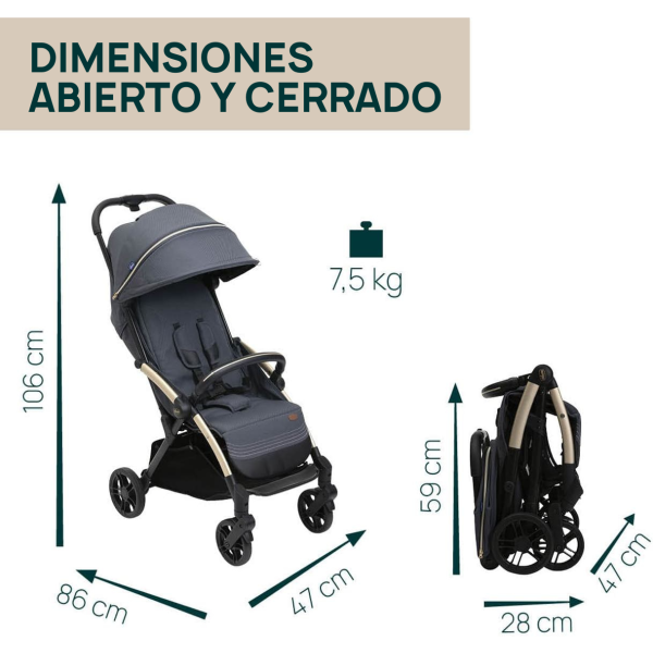 Coche Goody Xplus Ultraliviano Chicco - Imagen 4