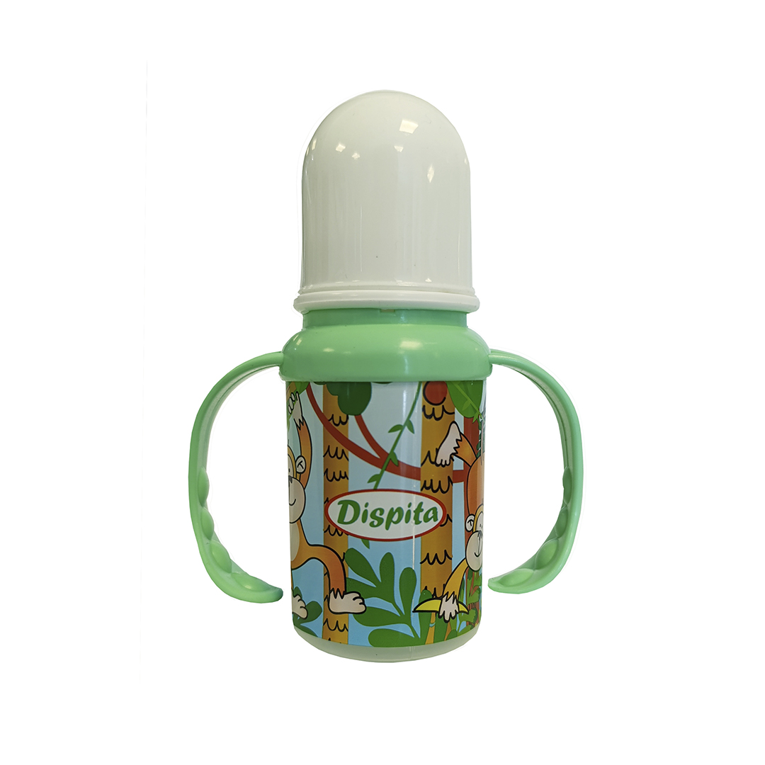 Mamadera Con agarre Estampada 125ml- Dispita