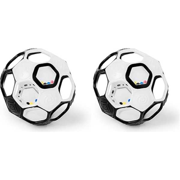 Baby Einstein Grippin' Goals Pelota de Sonajero – Blanco y Negro - Imagen 2