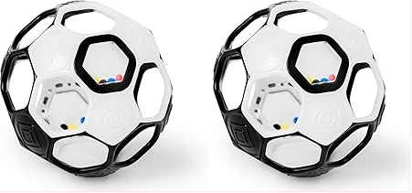 Baby Einstein Grippin' Goals Pelota de Sonajero – Blanco y Negro - Imagen 2