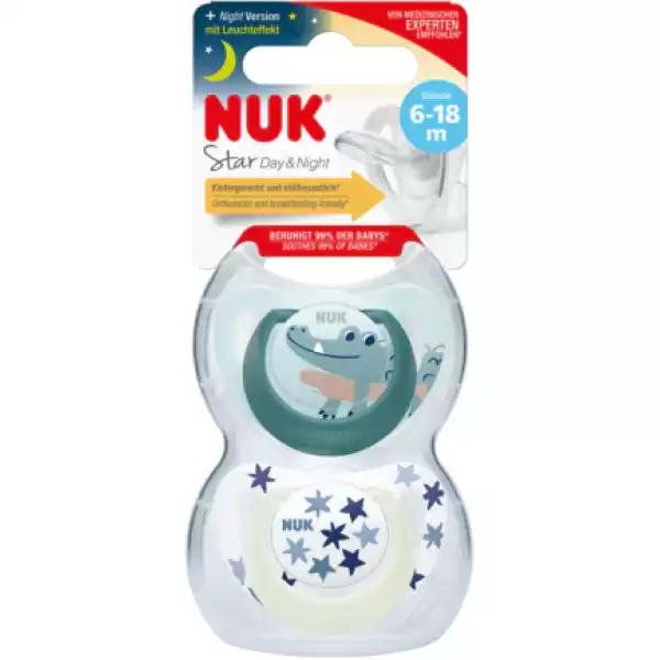 Chupete Nuk Star Day & Night