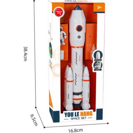 Cohete Con Astronauta Juguete Infantil Luz Sonido Explorer Fan