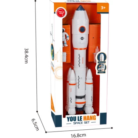 Cohete Con Astronauta Juguete Infantil Luz Sonido Explorer Fan