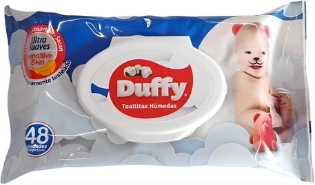 Toallitas Húmedas ultra Suaves (con tapa)- Duffy x48