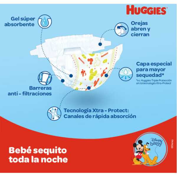 Huggies Protect Plus AhorroPack M, G, XG, XXG, XXXG Nuevo - Imagen 2