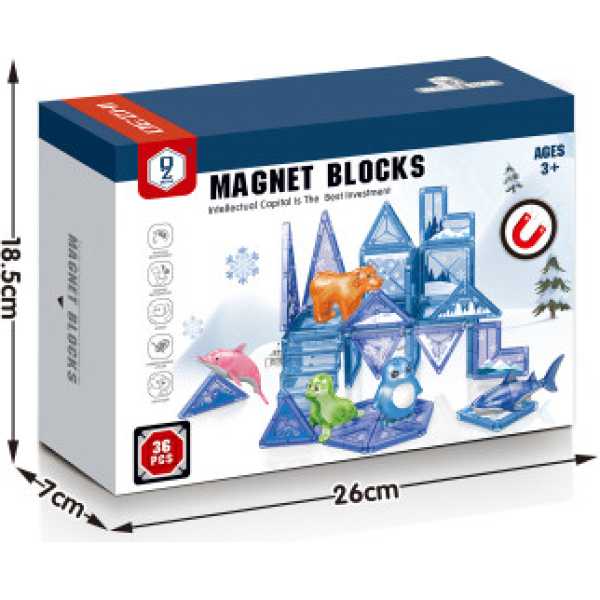 Bloques Magnéticos 36 Pieza Explorer Fan
