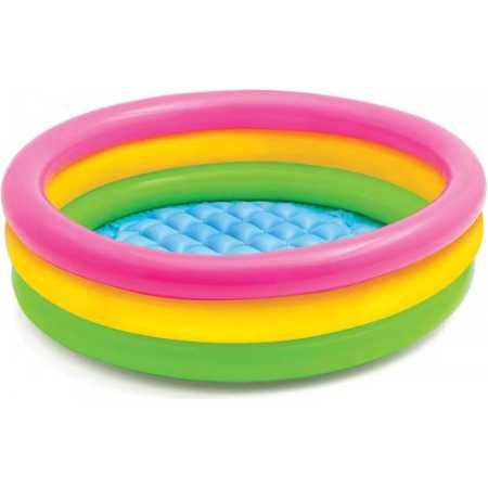 Pileta Inflable Redonda Tricolor 150CM
