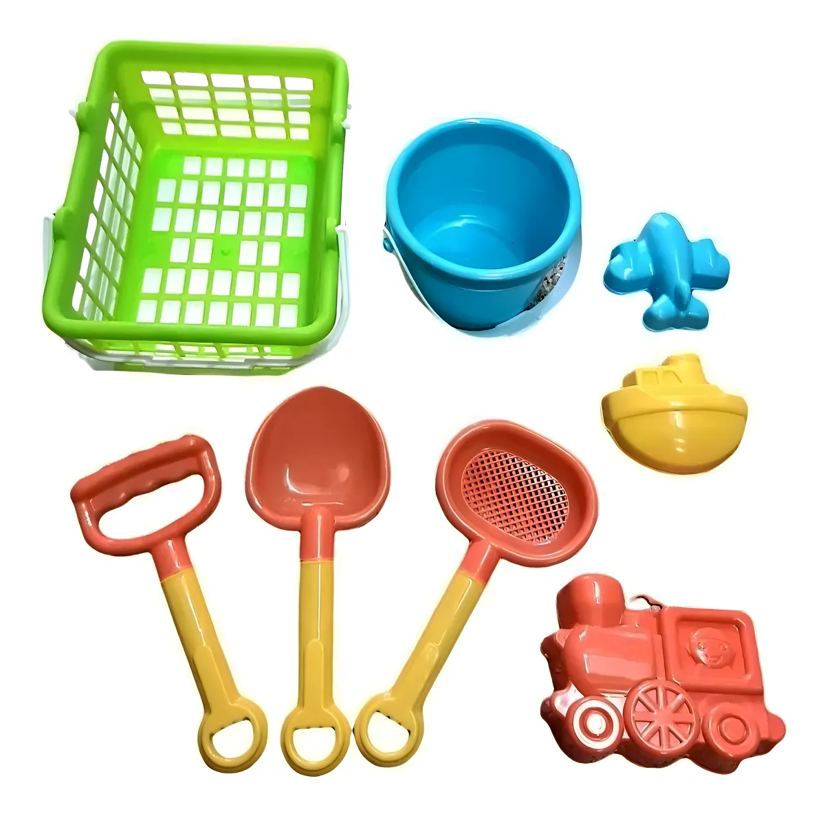 Canasta Playa Con Balde Pala Rastrillo Y Moldes Duravit - Imagen 2