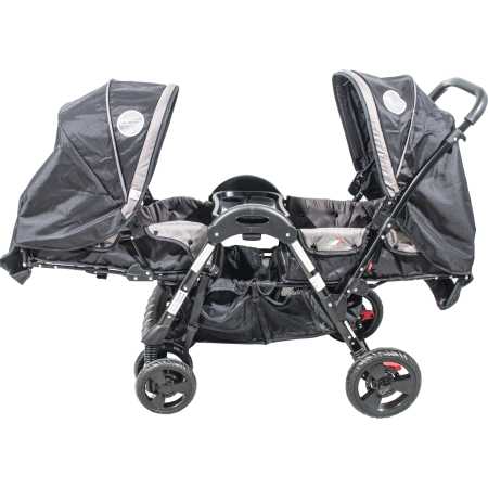 Coche Cuna Doble Hermanos Plegable FIAT 500 Dencar