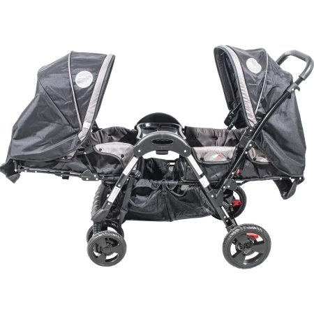 Coche Cuna Doble Hermanos Plegable FIAT 500 Dencar