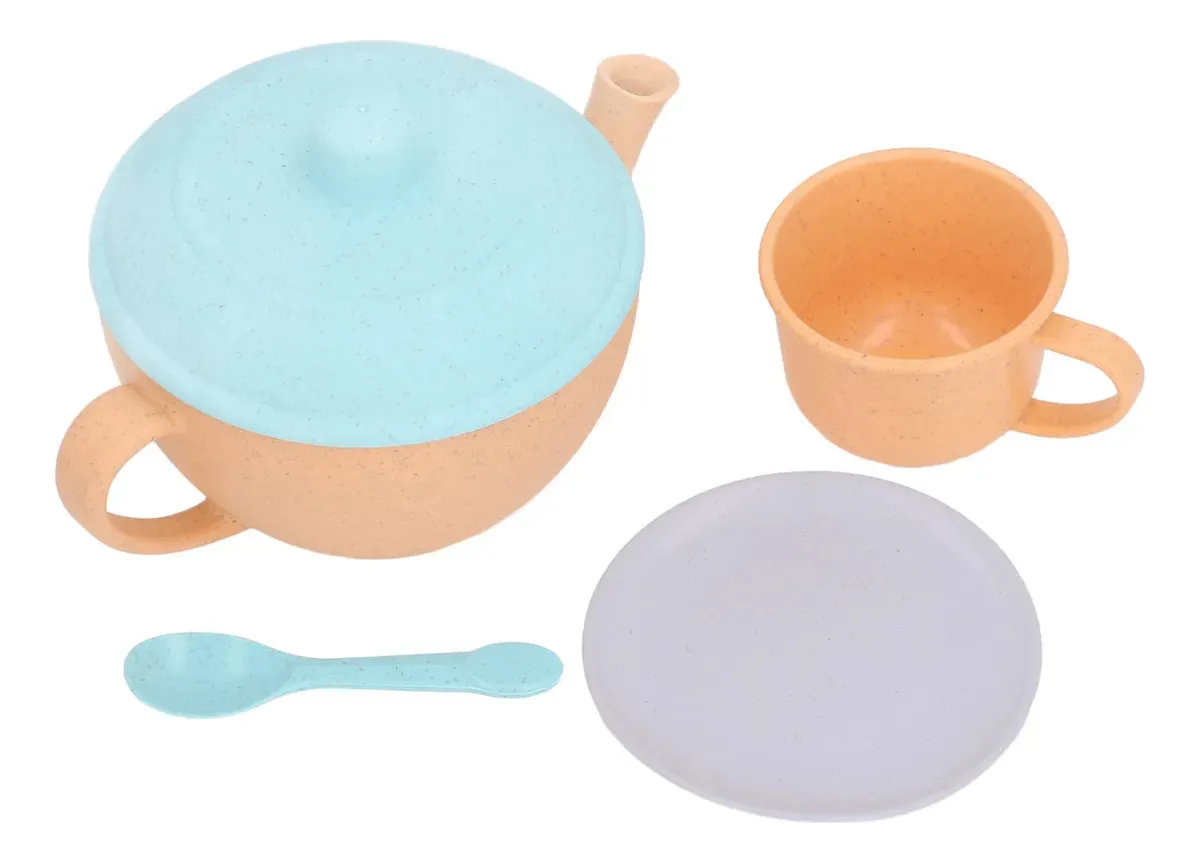 Juego De Té Ecológico Con Tetera Y Accesorios 22 Piezas Blanco - Imagen 6