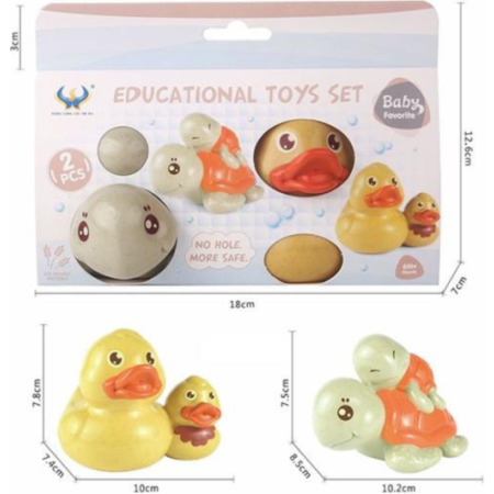 Pato y Tortuta para Baño - Baby Favorite